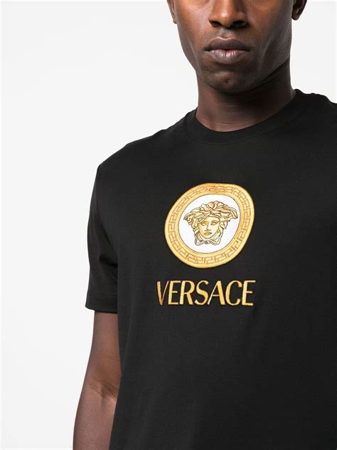 medusa versace jacket|Versace Medusa print t shirt.